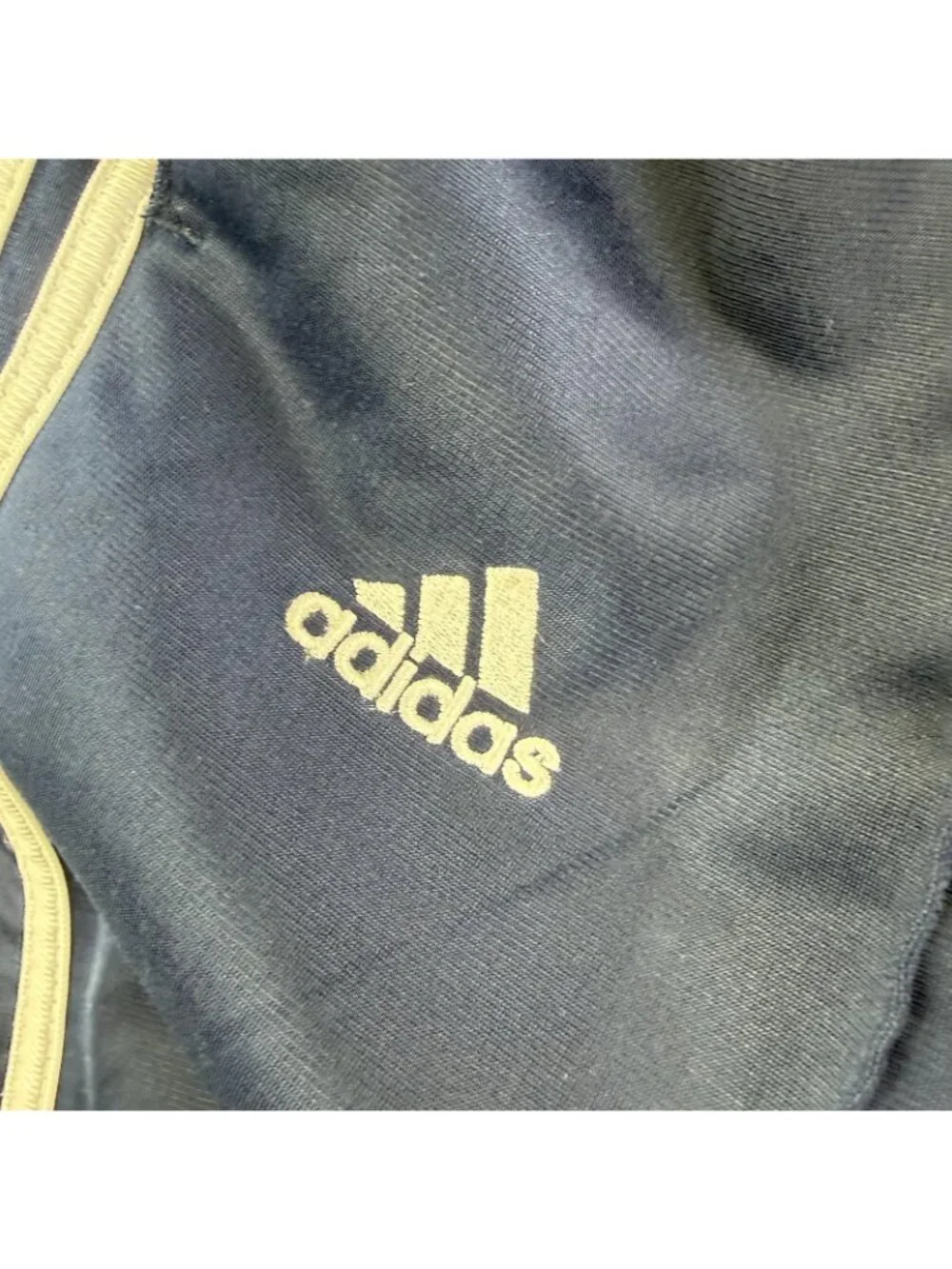 Notre Dame Fighting Irish Pants Men Large Blue NCAA Football Adidas Warm Up